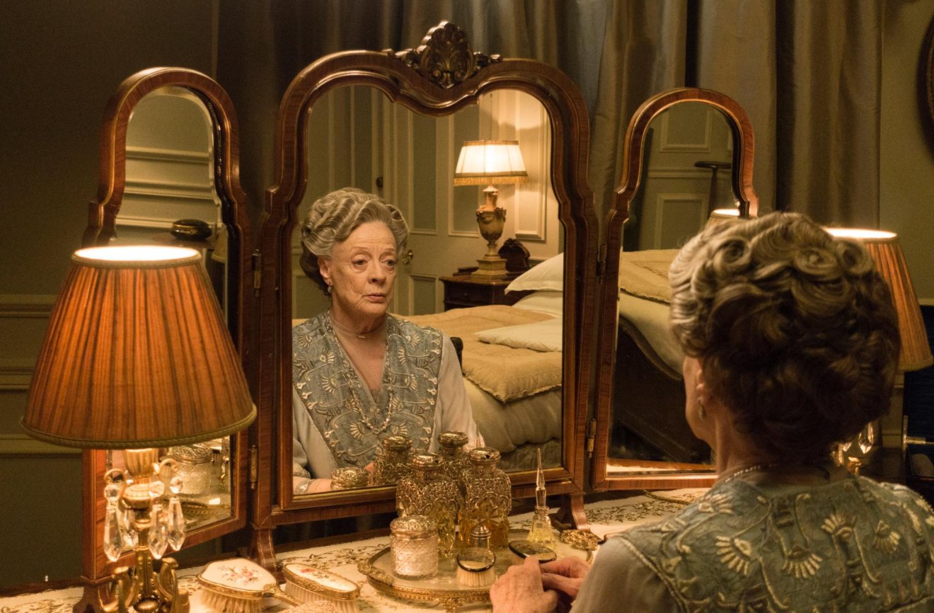 Maggie Smith Victoria Granthamje volt a Downton Abbey üde fénypontja •  Fotó: ITV