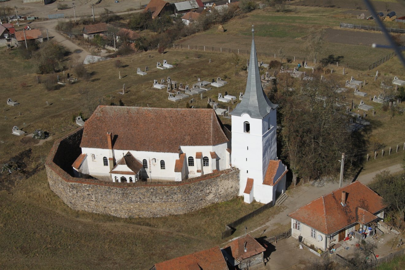 Gidófalva vártemploma. A település értékei tavaly első díjat „hoztak” egy pályázónak