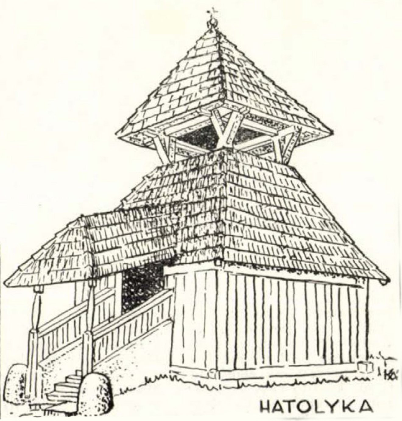 A hatolykai harangláb Kónya Ádám rajzán