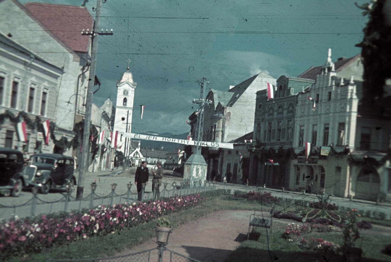 Gyergyószentmiklós a magyar csapatok bevonulásakor