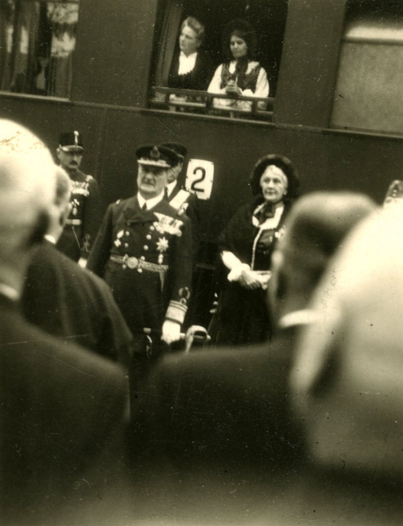 A kormányzópár Gyergyószentmiklóson