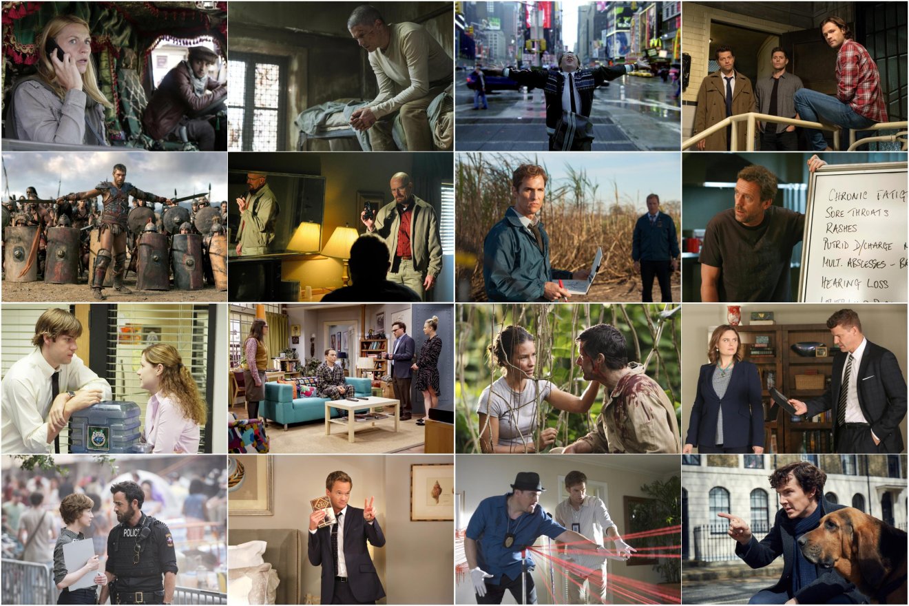 Ez csak a töredéke annak, hogy mennyi sorozatot megnéztünk még a Netflix-korszak előtt •  Fotó: Székelyhon-montázs