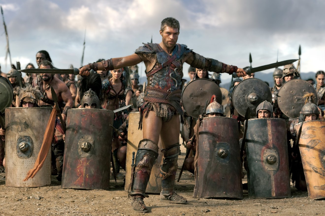 Vér és cirkusz – ez volt a Spartacus, aminek alig van olyan jelenete, amihez nem használtak volna CGI-t •  Fotó: Starz