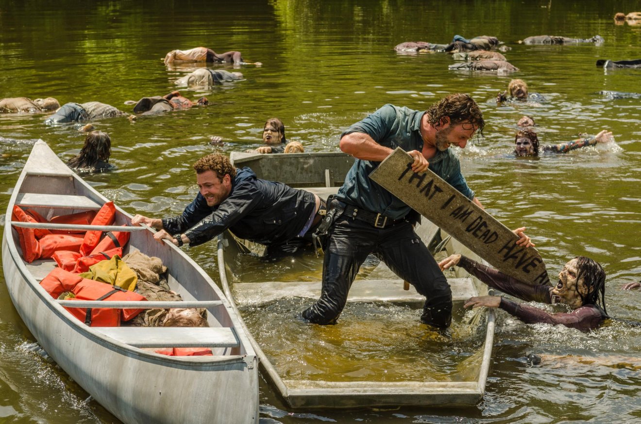A Walking Dead korai évadai még nagyon jók voltak, aztán ellaposodott a sorozat •  Fotó: AMC