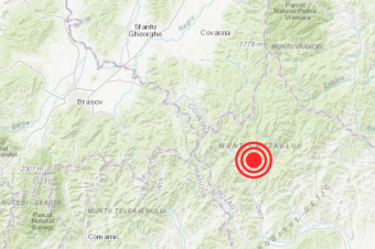 Földrengéssel indult a nap Sepsiszentgyörgytől 60 kilométerre