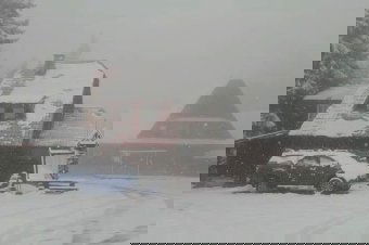 Így mutat az első hóréteg a Madarasi Hargitán – fotók