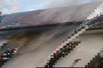 Lángokba borult egy ház Nyárádkarácsonban