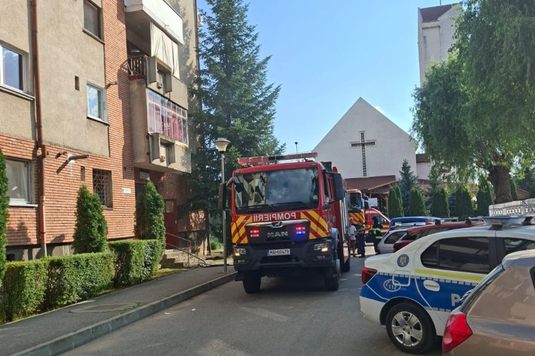 Tűz ütött ki egy sepsiszentgyörgyi tömbházlakásban – frissítve