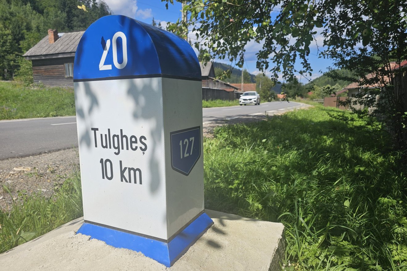 Folytatnák a Ditró és Gyergyótölgyes közötti út felújítását •  Fotó: Kozán István