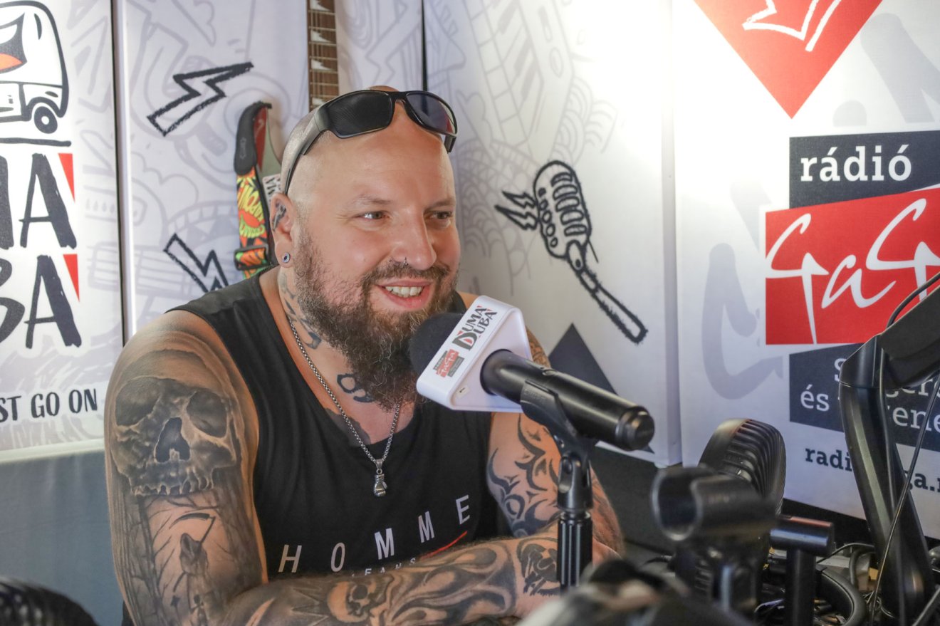 Rapper Szatmárnémetiből: Bereczki Szilárd és Kiss Bence vendége Eszenyi Norbert, alias Boci volt •  Fotó: Fülöp-Sala Balázs