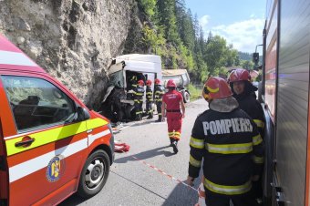 Teherautók ütköztek össze Maros megyében