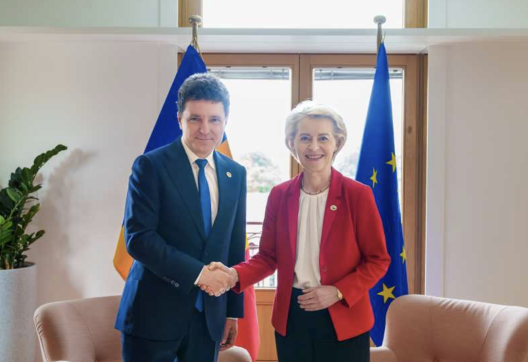 A helyreállítási tervről és a deficit csökkentéséről tárgyalt Nicușor Dan az Európai Bizottság elnökével
