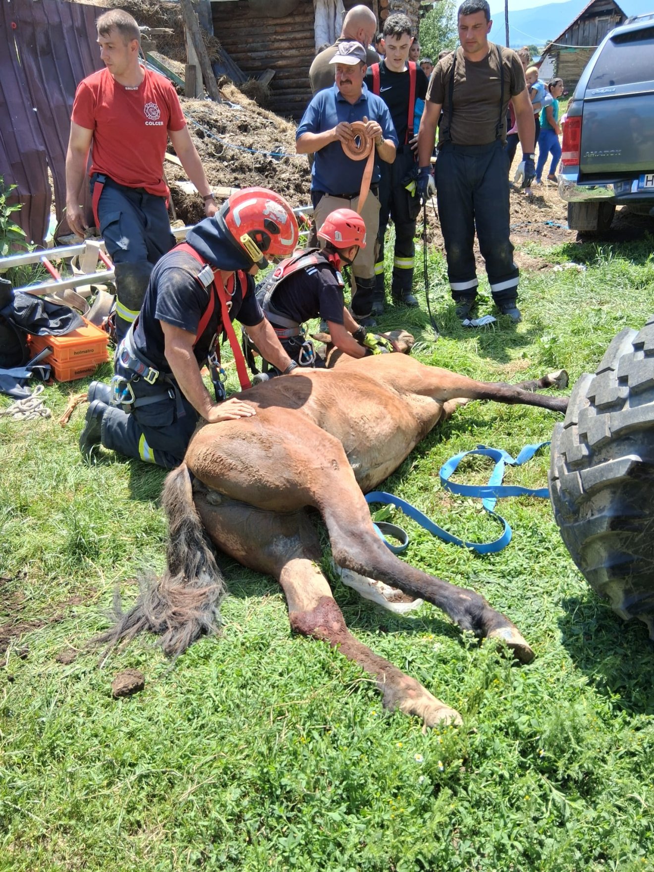 •  Fotó: Hargita megyei tűzoltóság