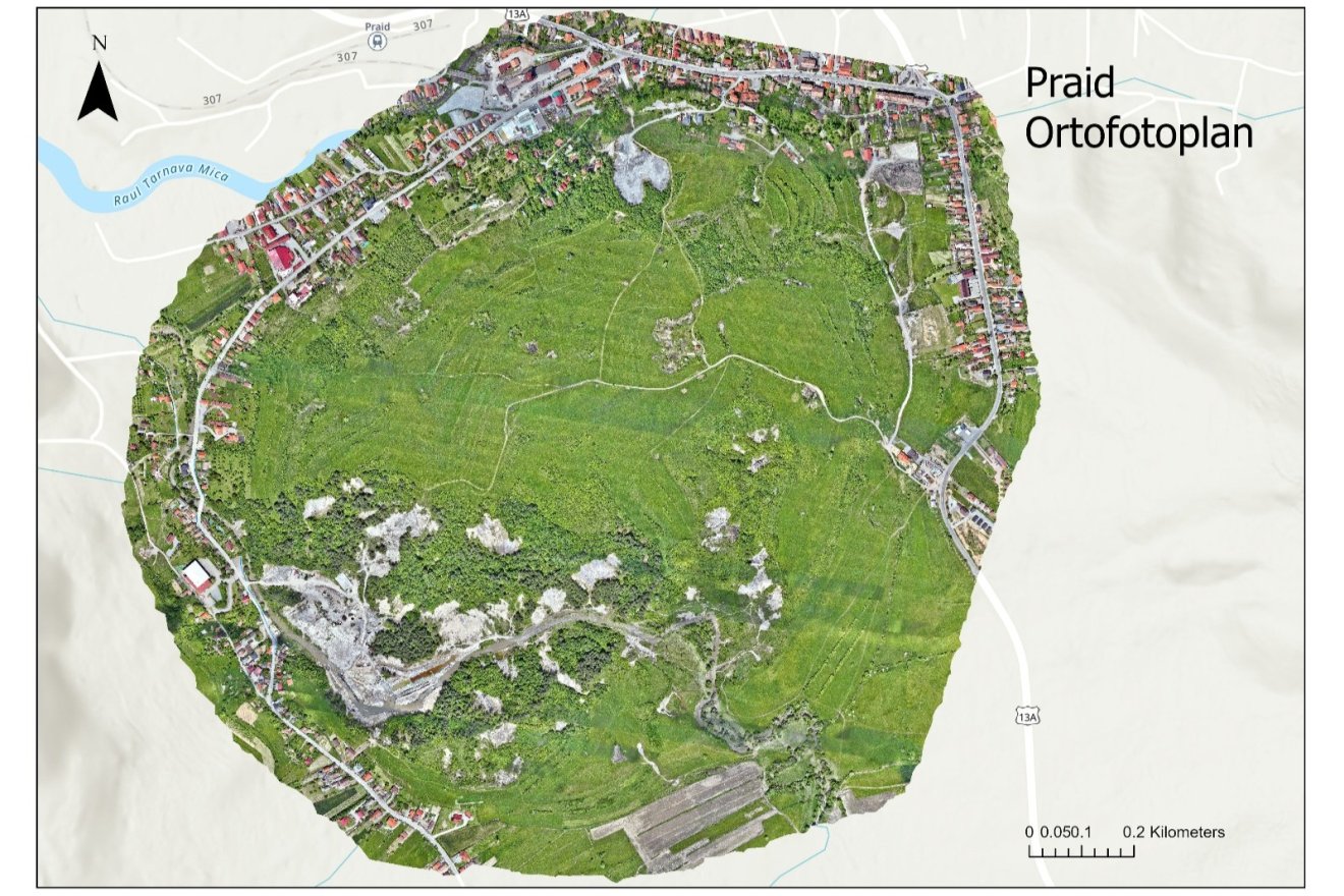 Az adatgyűjtés során több mint ötezer légi fotót és 1,5 milliárd mérési pontból álló térképet készítettek a szakemberek •  Fotó: Országos Földfizikai Intézet (INCDFP)/Facebook