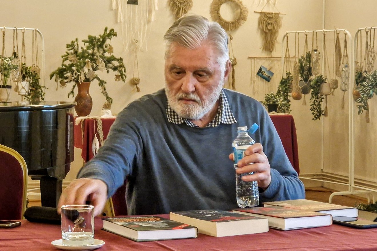 Raffay Ernő több székelyföldi településen tartott előadást a közlemúltban Trianon kapcsán. A felvétel Kézdivásárhelyen készült