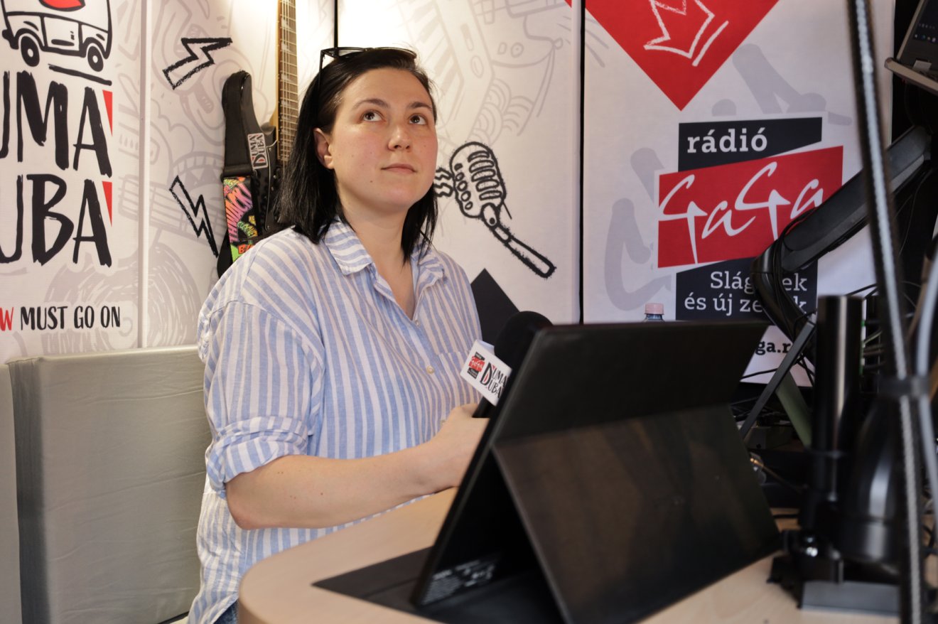 A szovátai Sylvania Sovata kommunikációs vezetője, Kendi Emőke is meglátogatta a dubát •  Fotó: Fülöp Sala Balázs