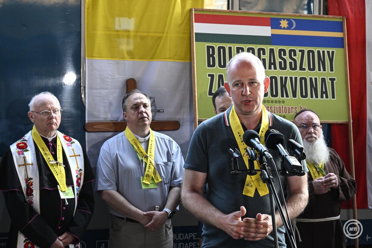 Csáky Csongor, a Rákóczi Szövetség elnöke •  Fotó: MTI/Szigetváry Zsolt