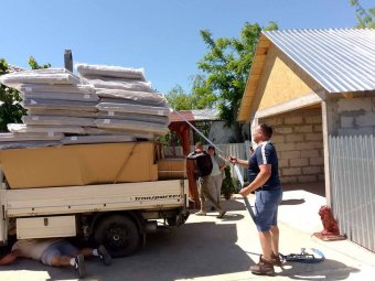 Galaciak is segítenek a háromszéki árvízkárosultakon