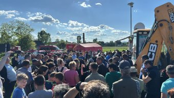 Nicușor Dan Háromszéken: gátakra van szükségünk