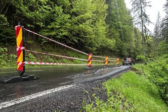 Forgalomkorlátozás Parajd és Borzont között