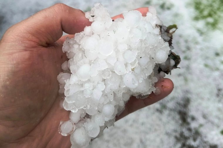 Hatalmas jégeső okozott károkat Udvarhelyszéken