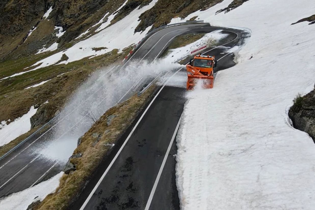 •  Fotó: Brassói regionális útügyi igazgatóság Facebook-oldala