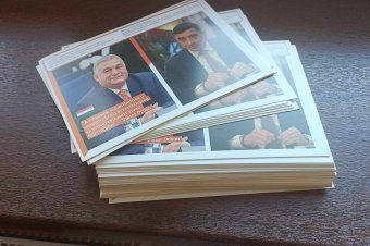 Orbán Viktor arcát felhasználva kampányol George Simion