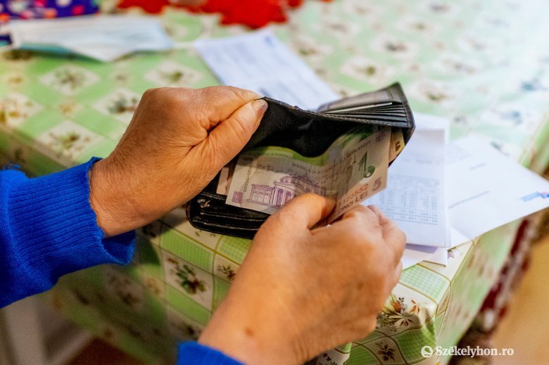 Négyszáz lejes támogatást kapnak decemberben a 2574 lejnél kisebb jövedelemmel rendelkező nyugdíjasok