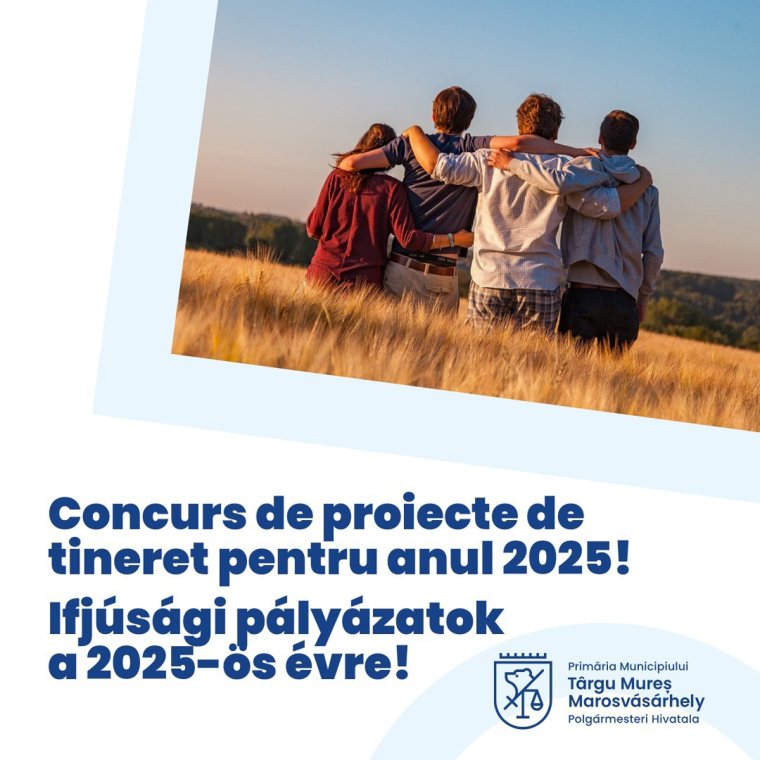 Marosvásárhely önkormányzata pályázatot hirdet ifjúsági kezdeményezések költségvetési támogatására
