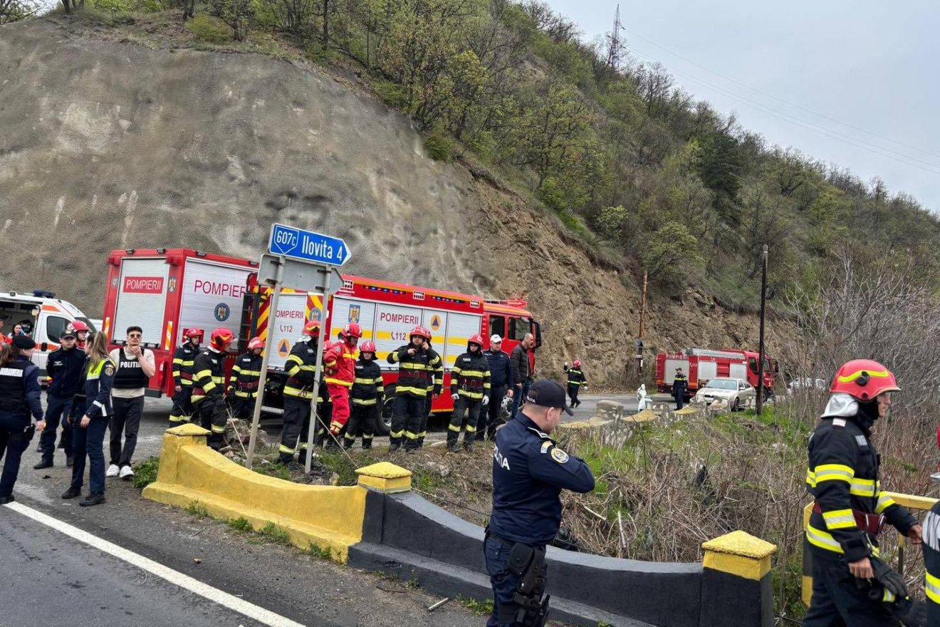 •  Fotó: Mehedinți megyei tűzoltóság