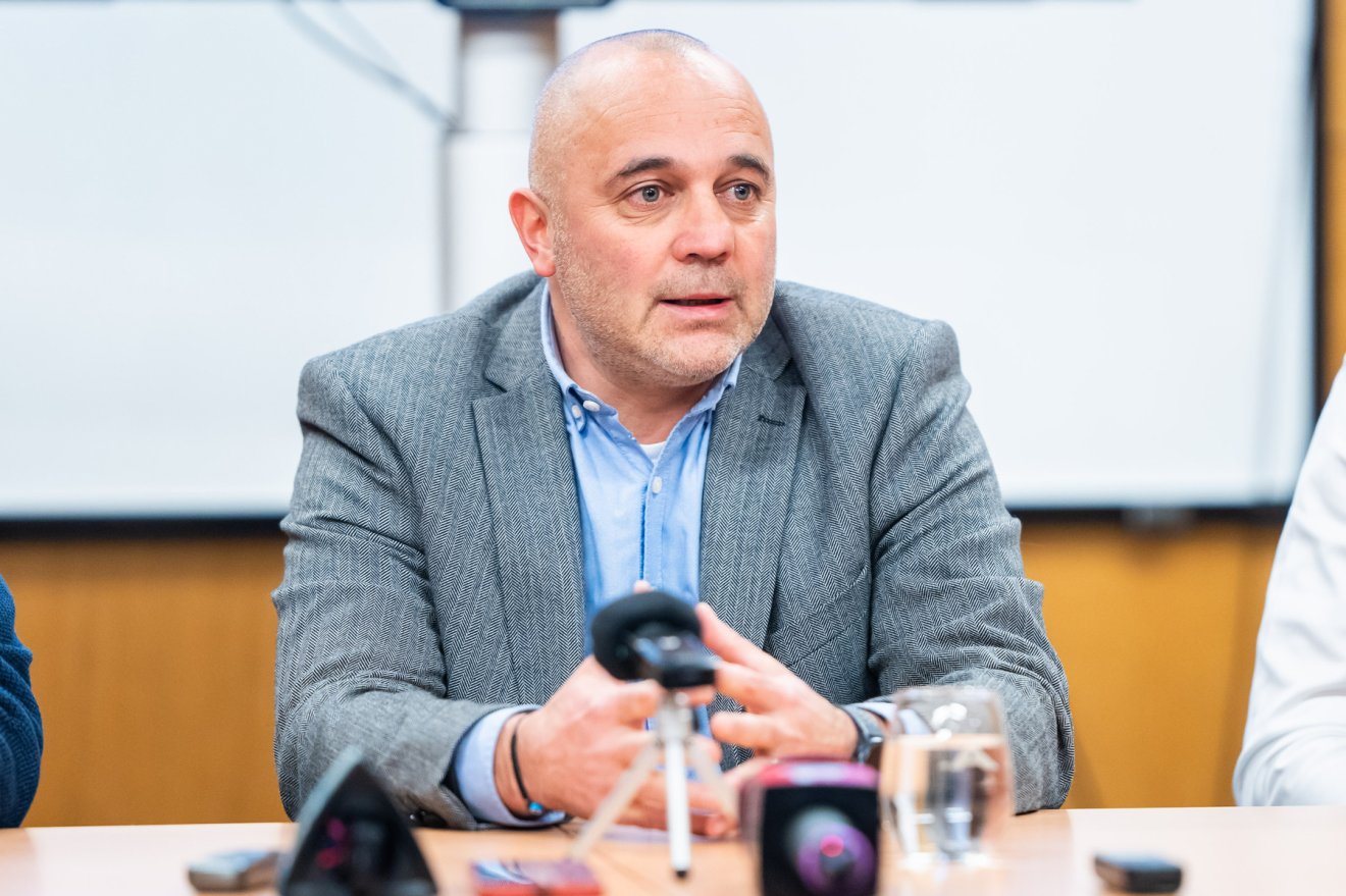 Nagy Attila Ferenc, a Román Jégkorongszövetség elnöke •  Fotó: Kocsis B. János
