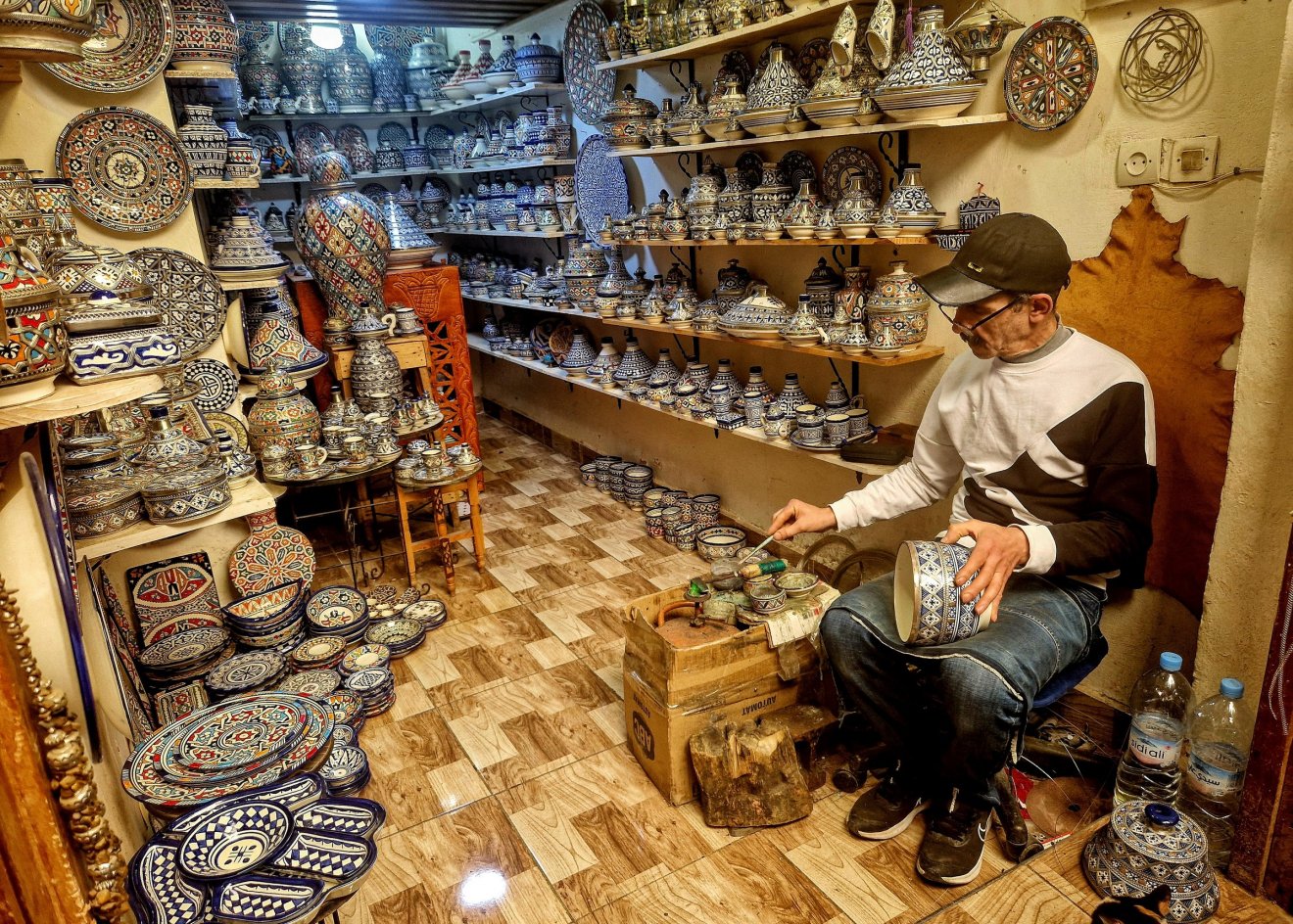 A fezi bazárban