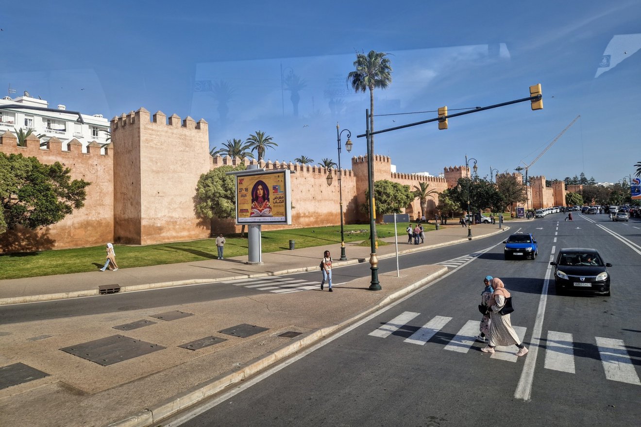 A Kasbah des Oudaias kívülről