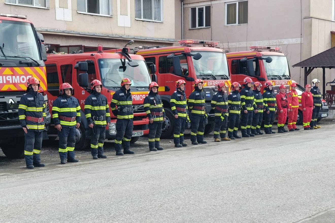 Székelyudvarhelyi alakulat • Fotó: Hargita Megyei Katasztrófavédelmi Felügyelőség (ISU)/Facebook