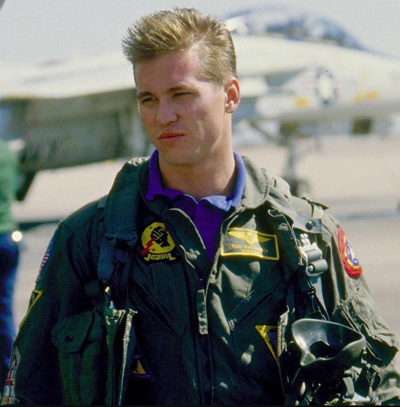 Val Kilmer a Top Gun-ban, Icemanként •  Fotó: Top Gun