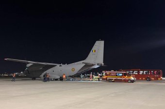 Palesztinokat hozott ki a Gázai övezetből a román légierő – videóval