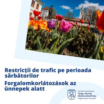 Húsvéti forgalomkorlátozások Marosvásárhelyen