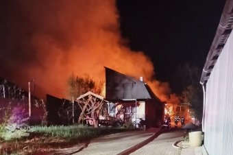 Lakóház borult lángokba Marosvásárhelyen