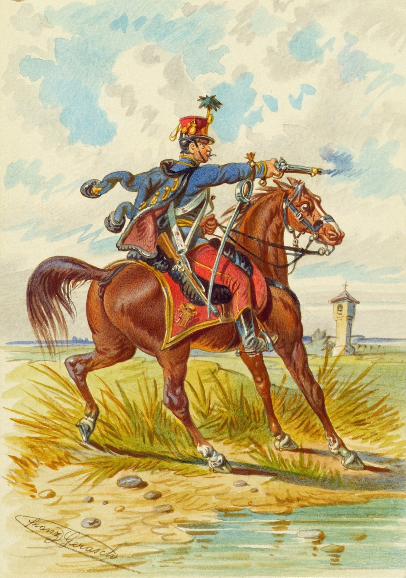 •  Fotó: Franz Gerasch (1826–1906) grafikája