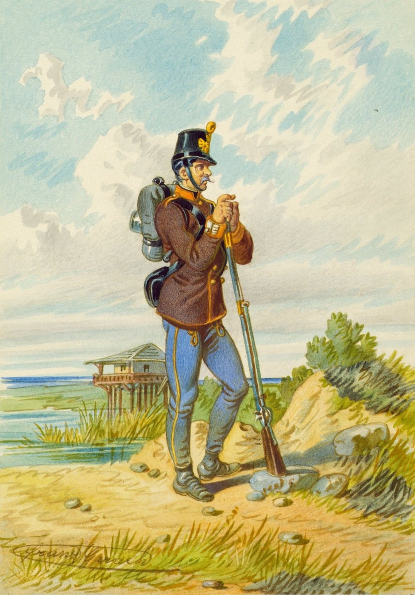 •  Fotó: Franz Gerasch (1826–1906) grafikája