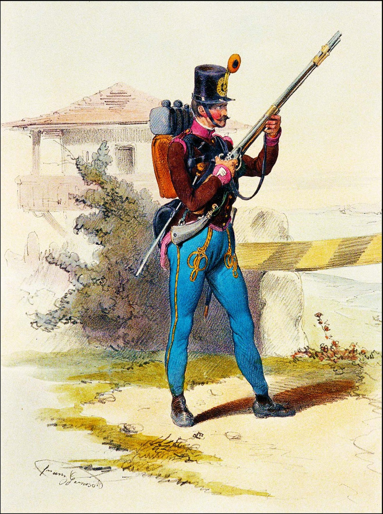 •  Fotó: Franz Gerasch (1826–1906) grafikája