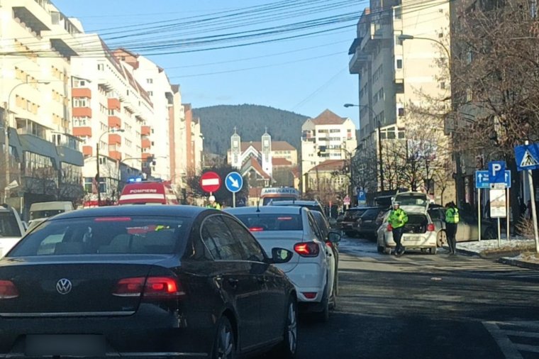 Idős nőt ütöttek el a csíkszeredai Kossuth Lajos utcában