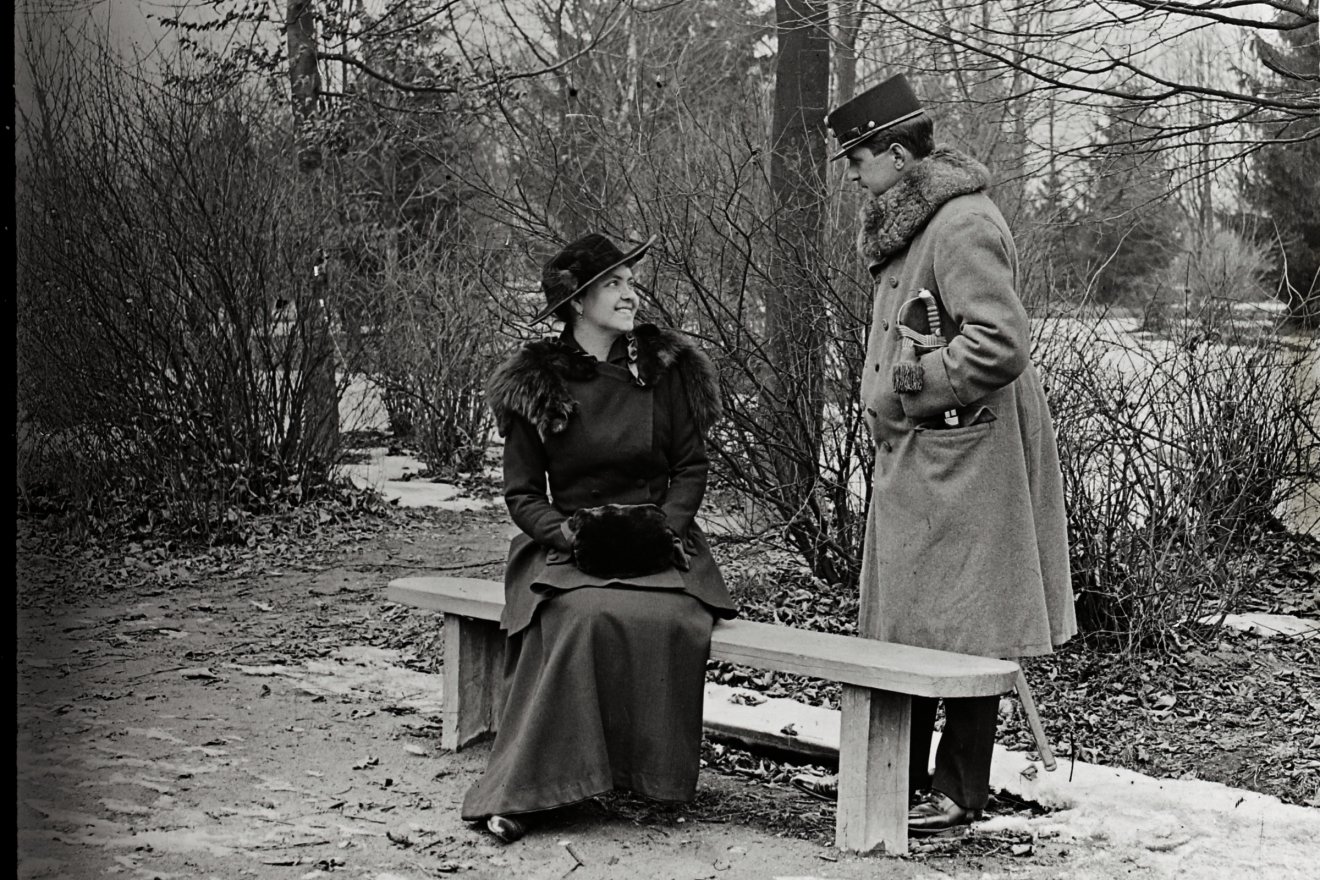 A gyergyószentmiklósi Csíky-kertben, 1914-ben (Fortepan/Asztalos András)