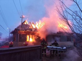 Leégett egy lakóház Gyergyóalfaluban – frissítve