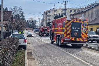 Autómosó lángolt Kézdivásárhelyen