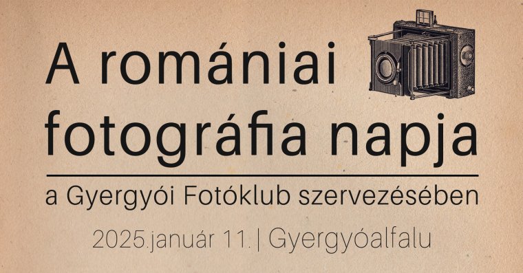 A romániai fotográfia napját ünneplik Gyergyóalfaluban