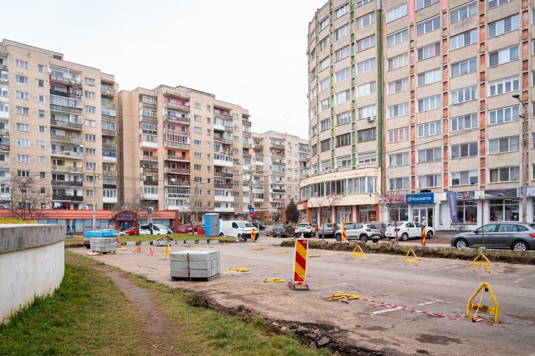 Új parkolóhelyekkel bővül Sepsiszengyörgy