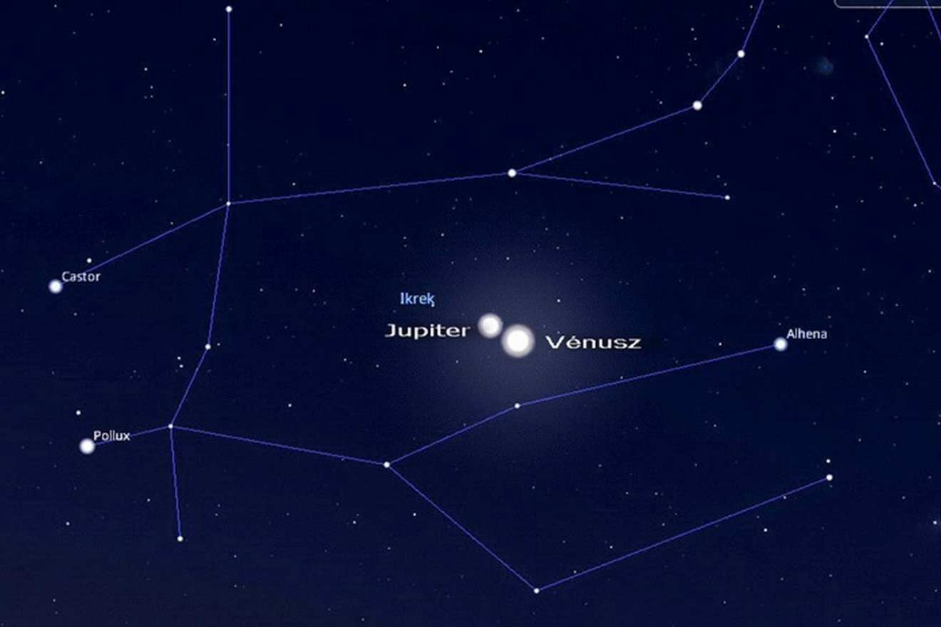 A Vénusz és a Jupiter találkozása 2025. augusztus 12-én. Különleges égi jelenségnek ígérkezik
