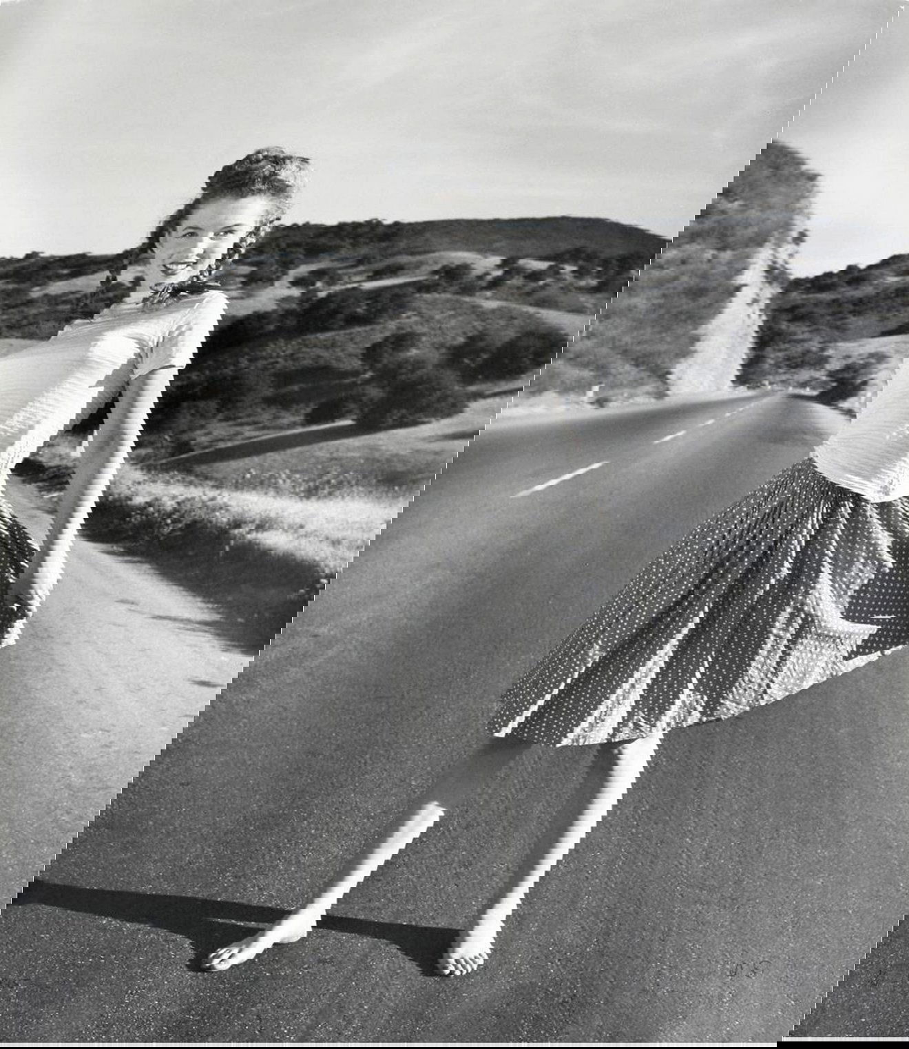 Norma Jeane, valahol Vadnyugaton (1945) •  Fotó: Dienes Andor