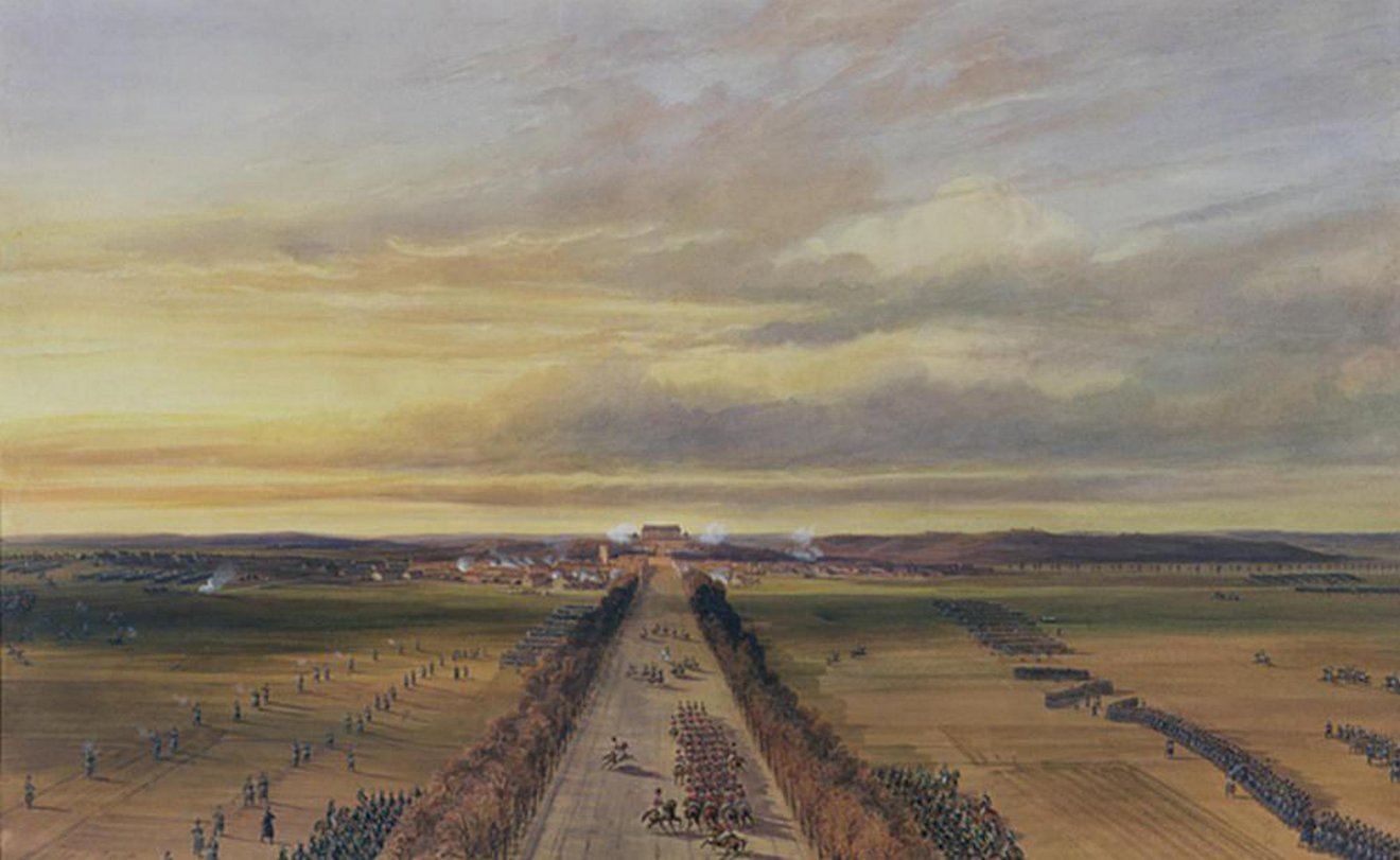 A Brienne melletti első csata Jean Antoine Simeon Fort festményén (1840). A másodikat döntő módon befolyásolta a csíkiak szuronyrohama